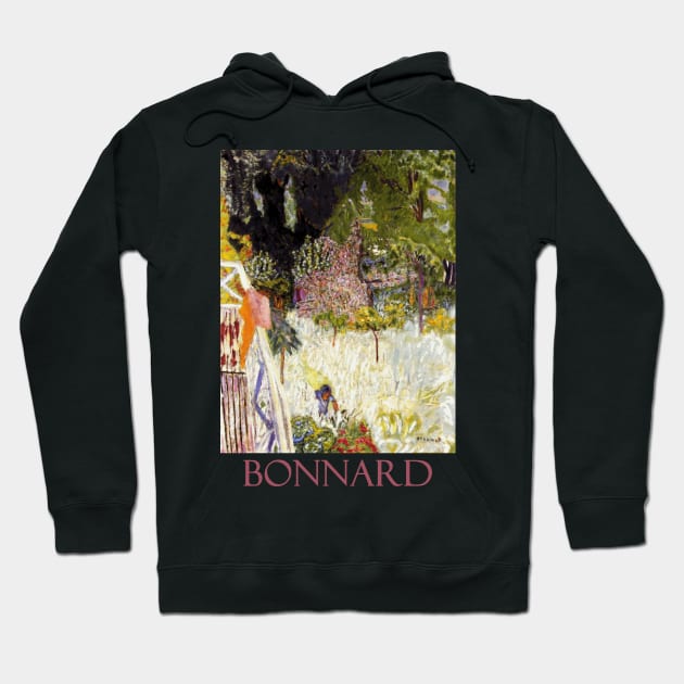 Balcony at Vernonnet (1920) by Pierre Bonnard Hoodie by Naves
